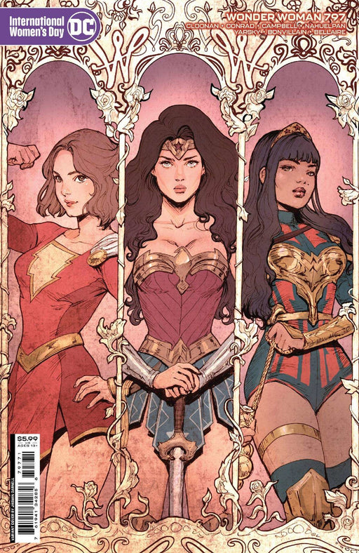 Wonder Woman #797 Cvr G Jasmin Darnell International Womens Day Card Stock Var Revenge Of The Gods