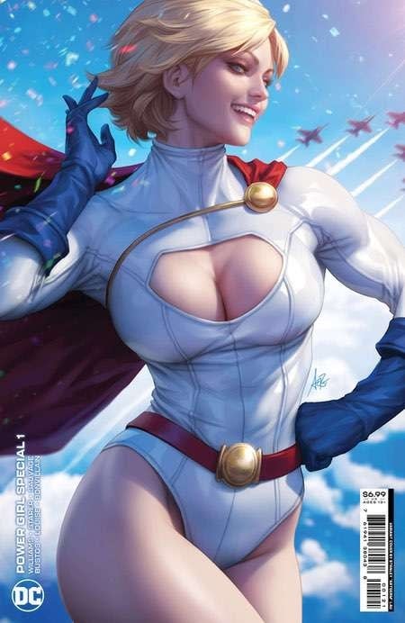 Power Girl Special #1 One Shot Cvr B Stanley Artgerm Lau Card Stock Var