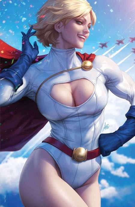 Power Girl Special #1 One Shot Cvr H Stanley Artgerm Lau Foil Var