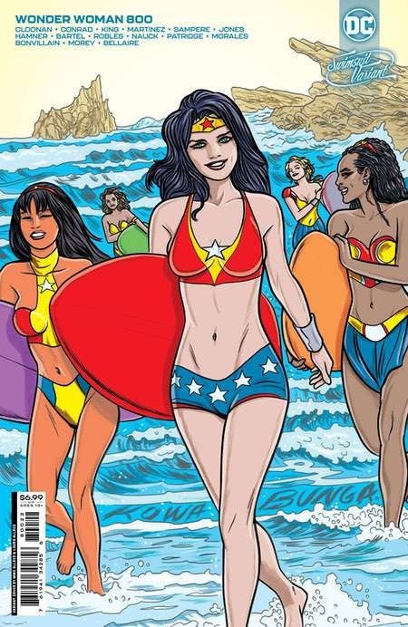 Wonder Woman #800 Cvr G Michael Allred Swimsuit Card Stock Var