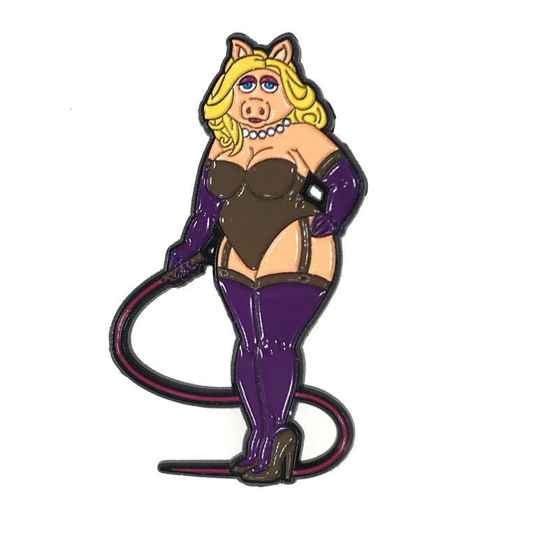 Mistress Pig Enamel Pin Geeky And Kinky