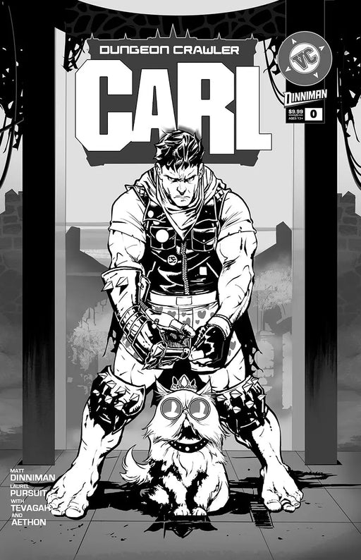 Dungeon Crawler Carl Special Edition #0 Cvr B Nathan Gooden Absolute Batman 1 Homage B&W Variant Vault Comics
