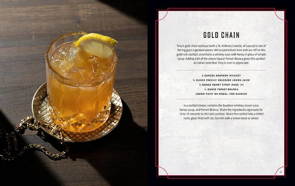 The Sopranos: The Official Cocktail Book Insight Editions - #1 Pop Culture Publisher