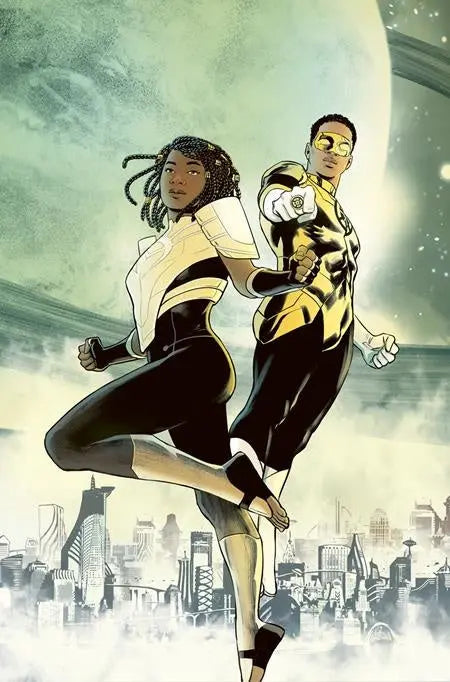 Justice League Vs The Legion Of Super-Heroes #6 Of 6 Cvr B Travis Moore Card Stock Var