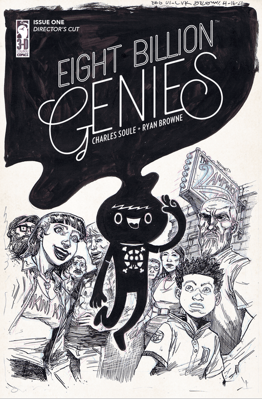 EIGHT BILLION GENIES #1 - DIRECTOR'S CUT! Limited to 500 copies