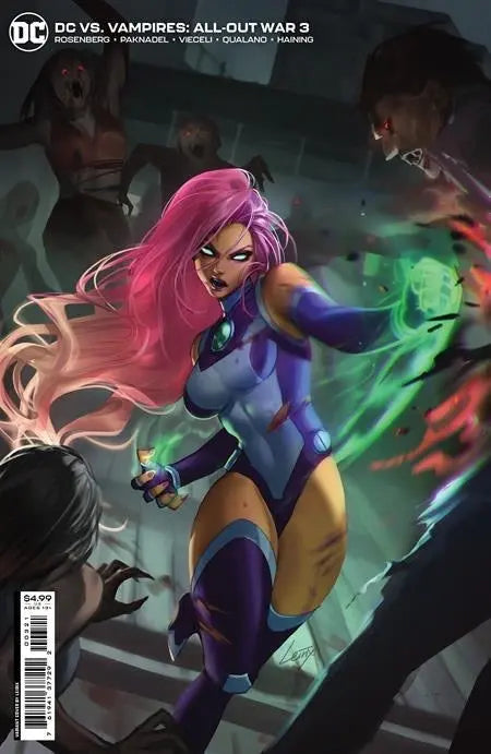 DC Vs Vampires All-Out War #3 Of 6 Cvr B Lesley Leirix Li Card Stock Var