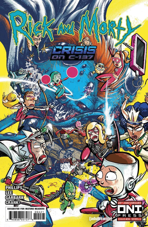 Rick And Morty Crisis On C 137 #4 Of 4 Cvr A Ryan Lee MR