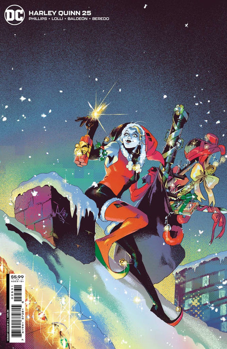 Harley Quinn #25 Cvr C Al Kaplan Holiday Card Stock Var