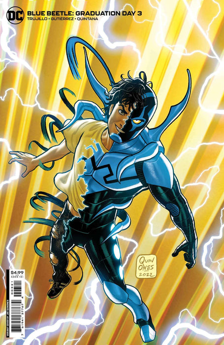 Blue Beetle Graduation Day #3 Of 6 Cvr B Joe Quinones Card Stock Var