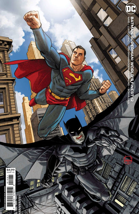 Batman Superman Worlds Finest #12 Cvr B Dave Johnson Card Stock Var