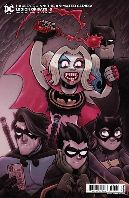 Harley Quinn The Animated Series Legion Of Bats #5 Of 6 Cvr B Dan Hipp Card Stock Var Mr