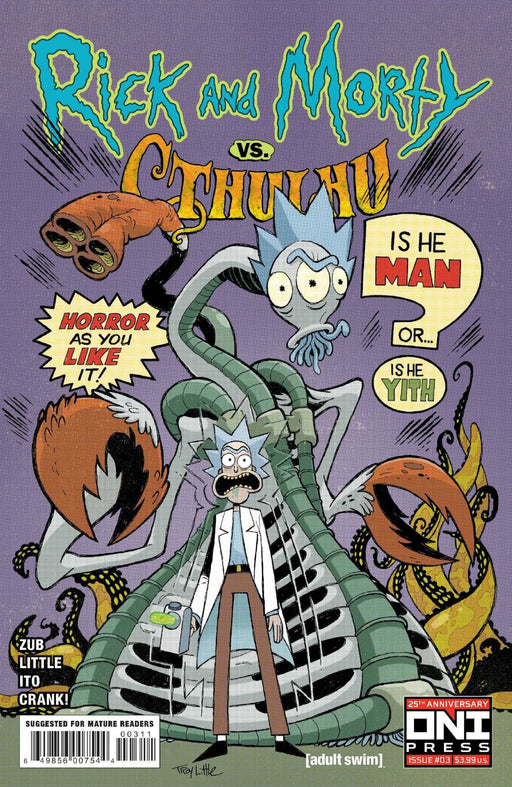 Rick And Morty Vs Cthulhu #3 Of 4 Cvr A Troy Little MR