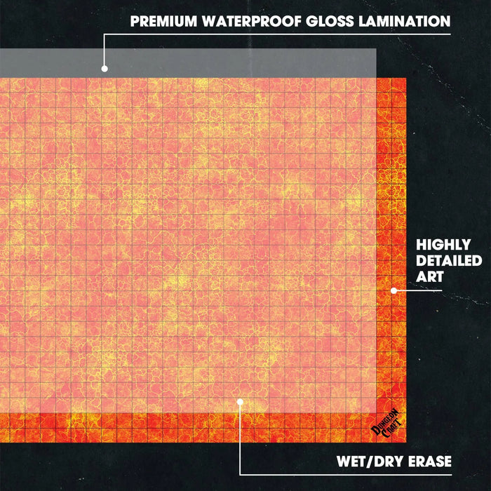 BattleMap: Hell RPG battle map for DnD 1985 Games