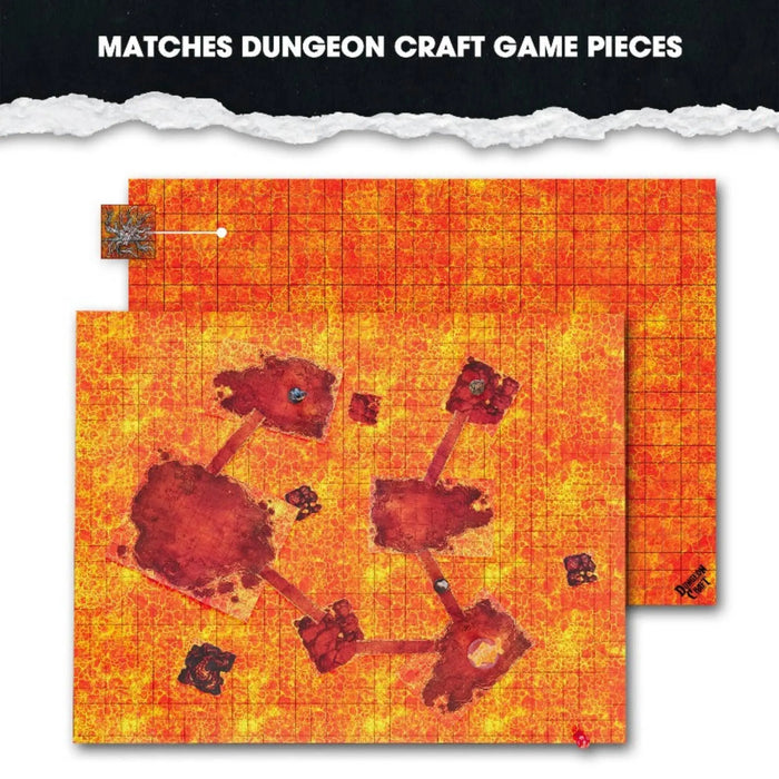 BattleMap: Hell RPG battle map for DnD 1985 Games