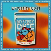 Mystery Dice - full set of 7 Polyhedral Dice 1985 Games