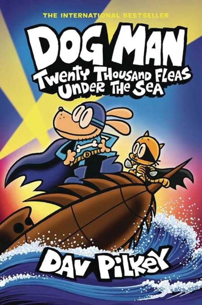 Dog Man Hardcover Volume 11 Twenty Thousand Fleas Under The Sea Graphix