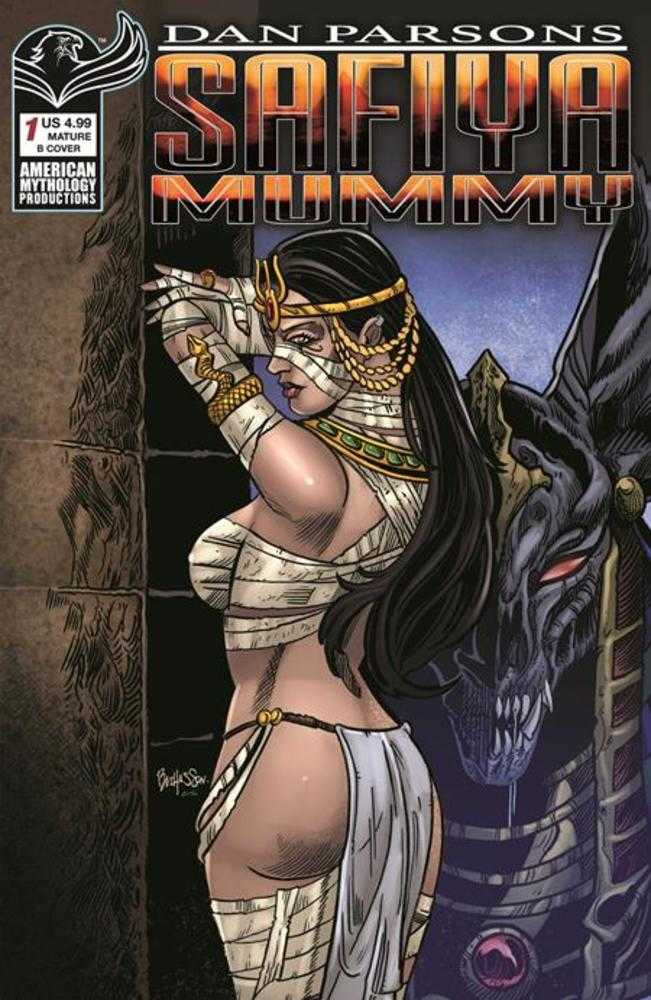 Dan Parsons Safiya Mummy #1 Cover B Buz Hasson Variant (Mature) Prana Publishers