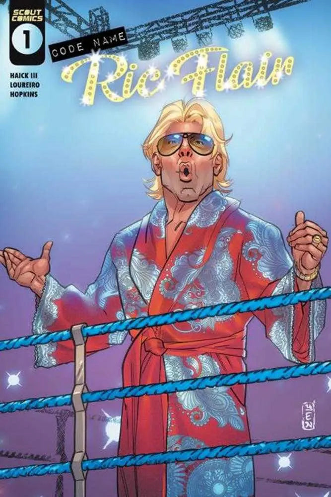 Codename Ric Flair Magic Eightball (One Shot) Cover B Georges Duarte Variant Scout Comics