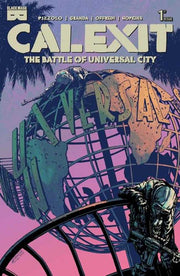 Calexit The Battle Of Universal City #1 (Of 3) Cover B C Granda Twilight Variant (Mature) Previously Solicited Black Mask