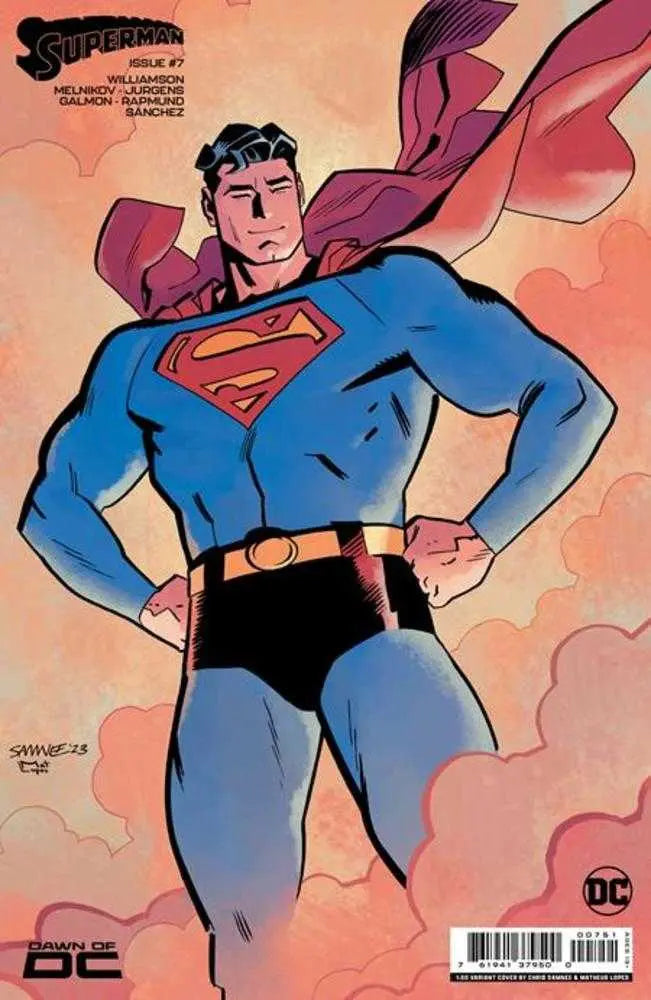 Superman #7 Cover I 1 in 50 Chris Samnee Card Stock Variant (#850) DC Comics