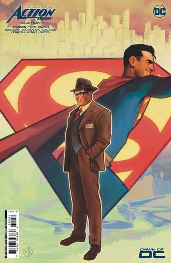 Action Comics #1059 Cover F 1 in 50 Francesco Tomaselli Card Stock Variant DC Comics