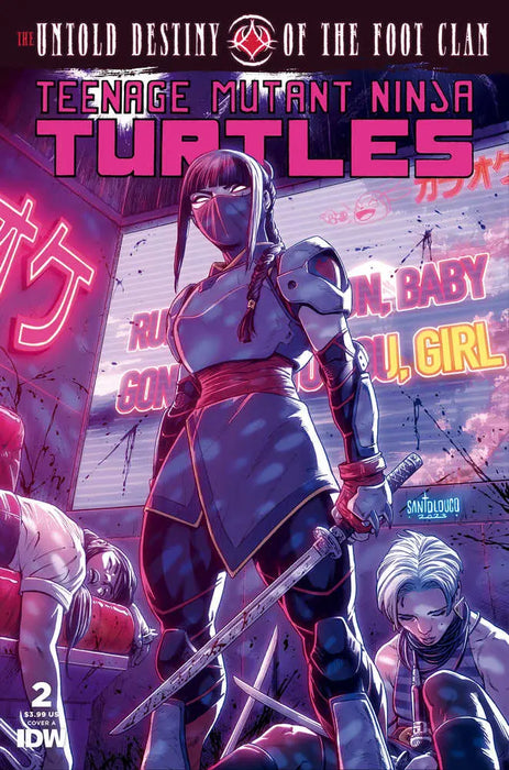 Teenage Mutant Ninja Turtles Untold Destiny Of Foot Clan #2 Cover A Santolouco IDW Publishing