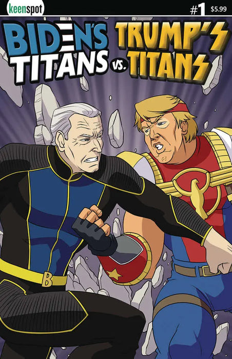 Bidens Titans vs Trumps Titans #1 Cover B Joe vs Donald Keenspot Entertainment