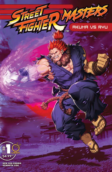 Street Fighter Masters: Akuma vs Ryu #1 Cover C Genzoman Akuma Udon Entertainment