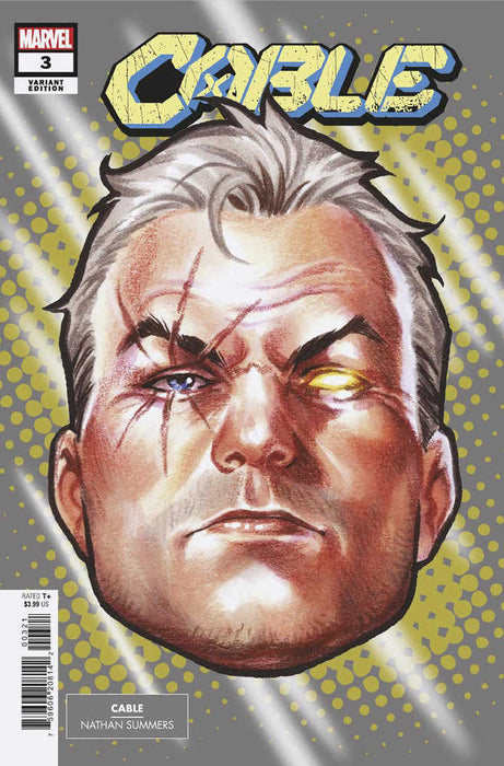 Cable #3 Mark Brooks Headshot Variant [Fhx] Marvel Comics