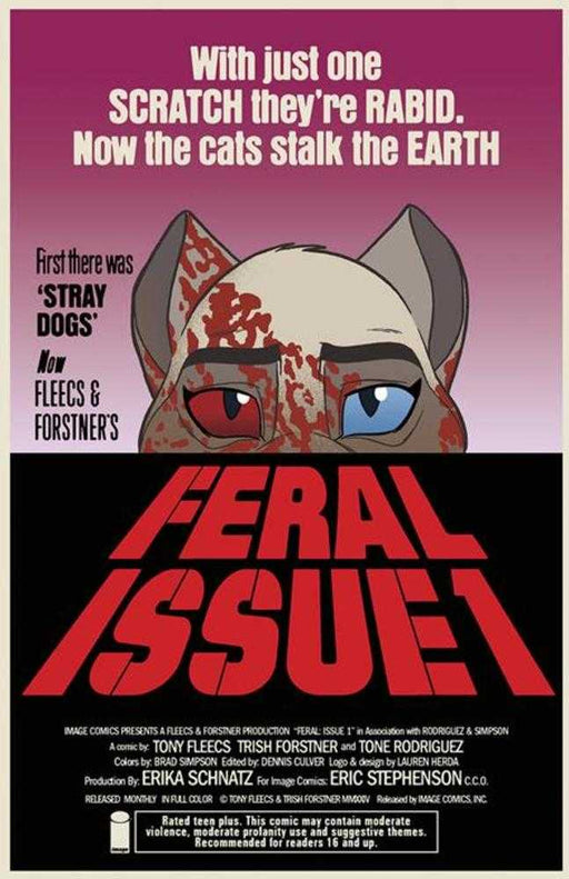 Feral #1 Cover B Trish Forstner & Tony Fleecs Variant Image Comics