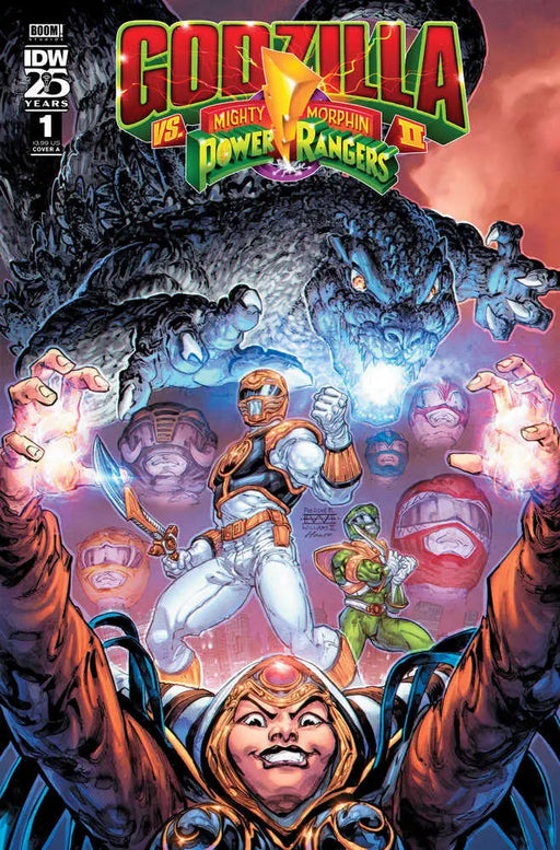 Godzilla vs. The Mighty Morphin Power Rangers II #1 Cover A (Williams II) IDW Publishing