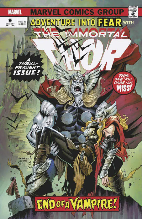 Immortal Thor #9 Sergio Davila Vampire Variant Marvel Comics