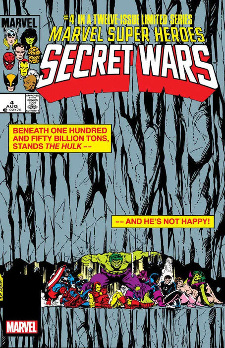 Marvel Super Heroes Secret Wars #4 Facsimile Edition Foil Variant Marvel Comics