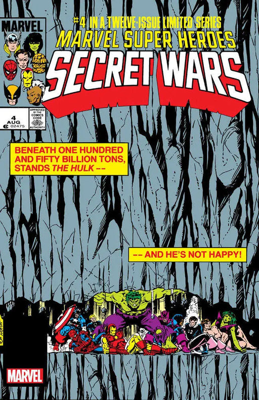 Marvel Super Heroes Secret Wars #4 Facsimile Edition Foil Variant Marvel Comics