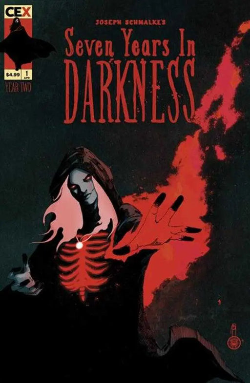 Seven Years In Darkness Year Two #1 (Of 4) Cover B Joseph Schmalke Flame Card Stock Variant CEX Publishing