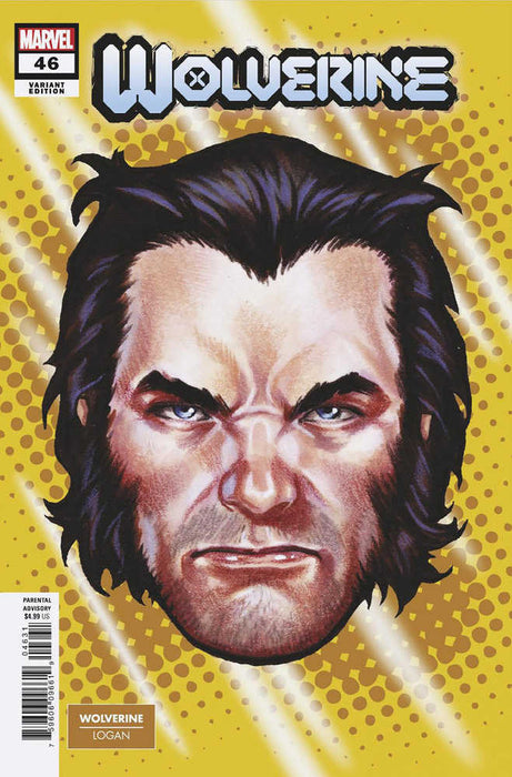 Wolverine #46 Mark Brooks Headshot Variant Marvel Comics