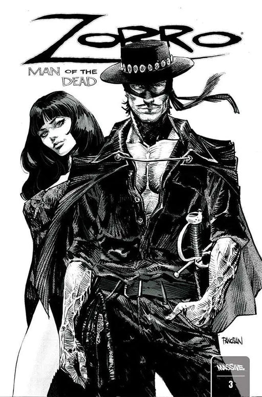 Zorro Man Of The Dead #3 (Of 4) Cover F Panosian Backer Unlock Massive Publishing