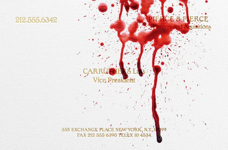 American Psycho #4 (Of 5) Cover E Bruder Business Card Variant (Mr Massive Publishing