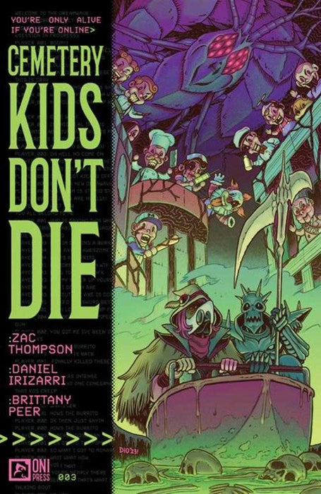 Cemetery Kids Dont Die #3 (Of 4) Cover A Daniel Irizarri Oni Press