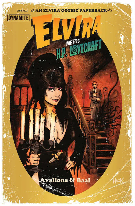 Elvira Meets Hp Lovecraft #3 Cover C Hack Dynamite Entertainment