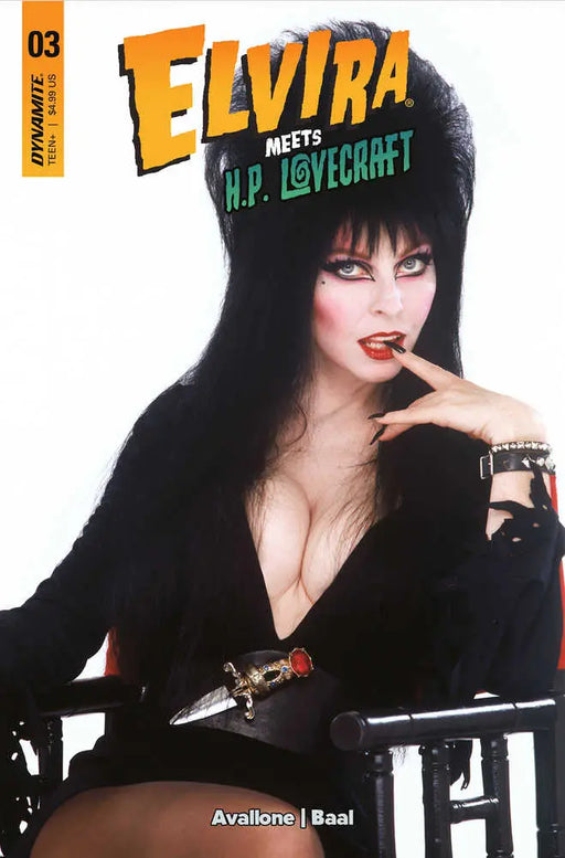 Elvira Meets Hp Lovecraft #3 Cover D Photo Dynamite Entertainment