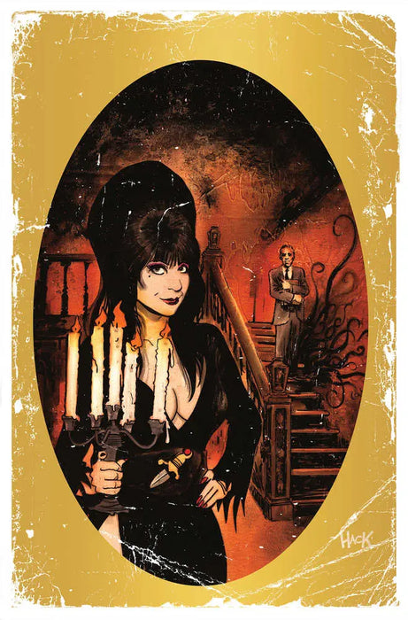 Elvira Meets Hp Lovecraft #3 Cover F 10 Copy Variant Edition Hack Virgin Dynamite Entertainment