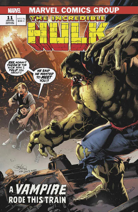 Incredible Hulk #11 Carlos Magno Vampire Variant Marvel Comics