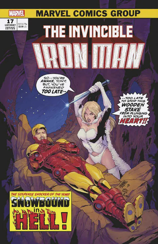 Invincible Iron Man #17 Giuseppe Camuncoli Vampire Variant [Fhx] Marvel Comics