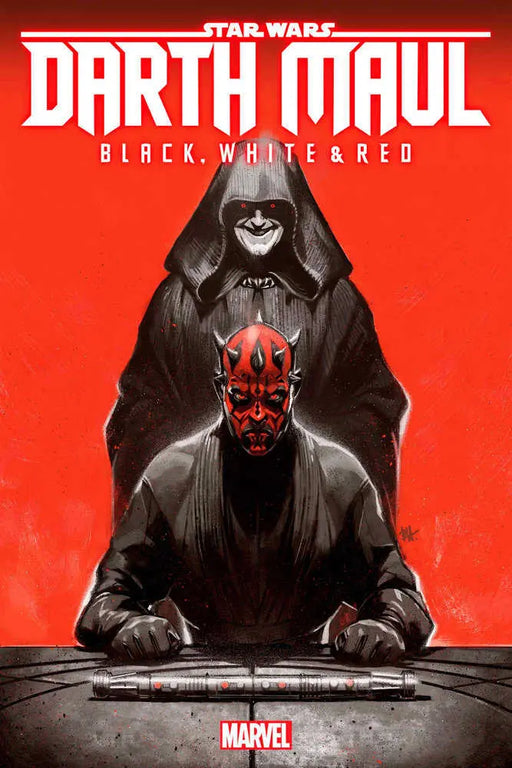 Star Wars: Darth Maul - Black, White & Red #1 Ben Harvey Variant Marvel Comics