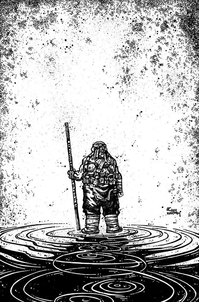 Teenage Mutant Ninja Turtles #150 Variant Ri (50) (Eastman & Campbell Black & White Full Art) IDW Publishing