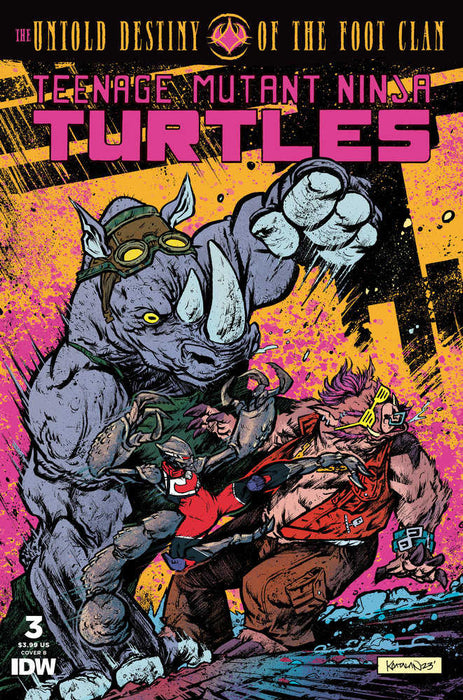 Teenage Mutant Ninja Turtles: The Untold Destiny Of The Foot Clan #3 Variant B (Catalan) IDW Publishing