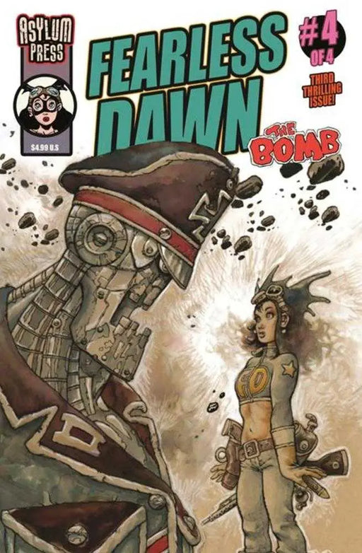 Fearless Dawn The Bomb #4 (Of 4) Cover A Steve Mannion Asylum Press