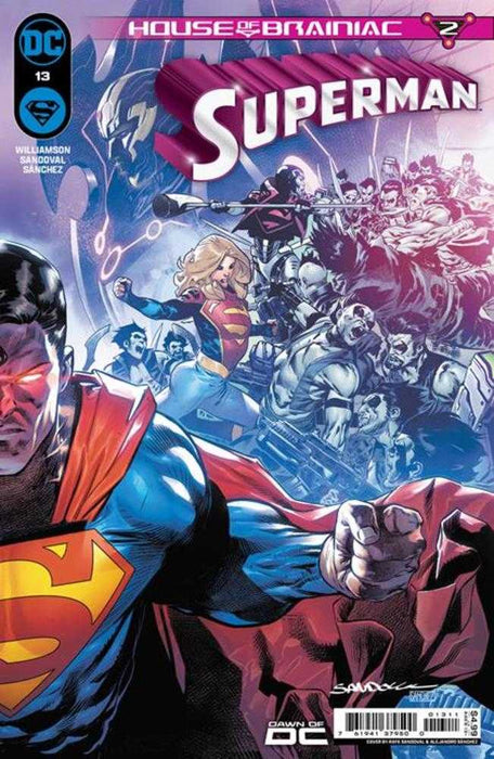 Superman #13 Cover A Rafa Sandoval Connecting (House Of Brainiac) DC Comics