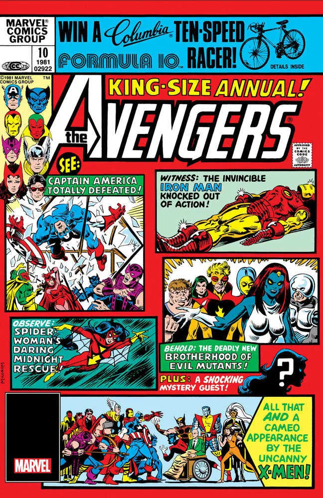 Avengers Annual #10 Facsimile Edition Foil Variant Marvel Comics